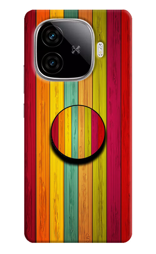 Multicolor Wooden iQOO Neo 10R 5G Pop Case