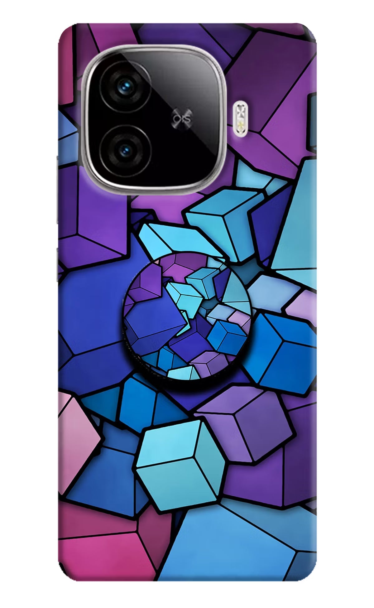 Cubic Abstract iQOO Neo 10R 5G Pop Case