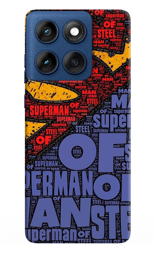 Superman Moto Edge 60 Back Cover