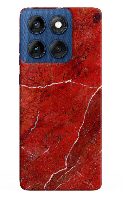 Red Marble Design Moto Edge 60 Back Cover