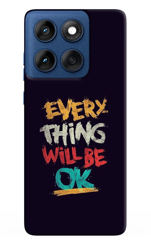 Everything Will Be Ok Moto Edge 60 Back Cover