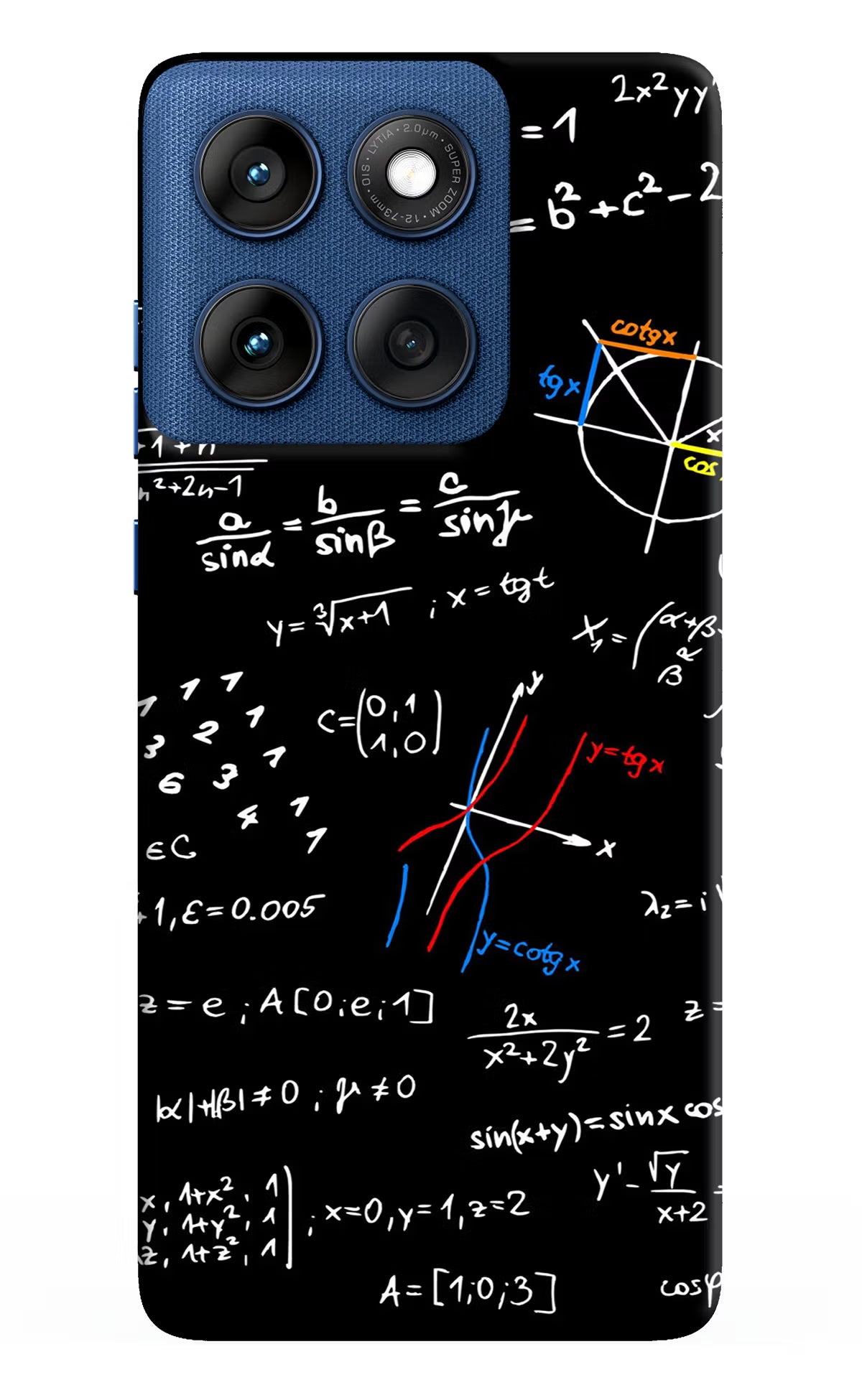 Mathematics Formula Moto Edge 60 Back Cover