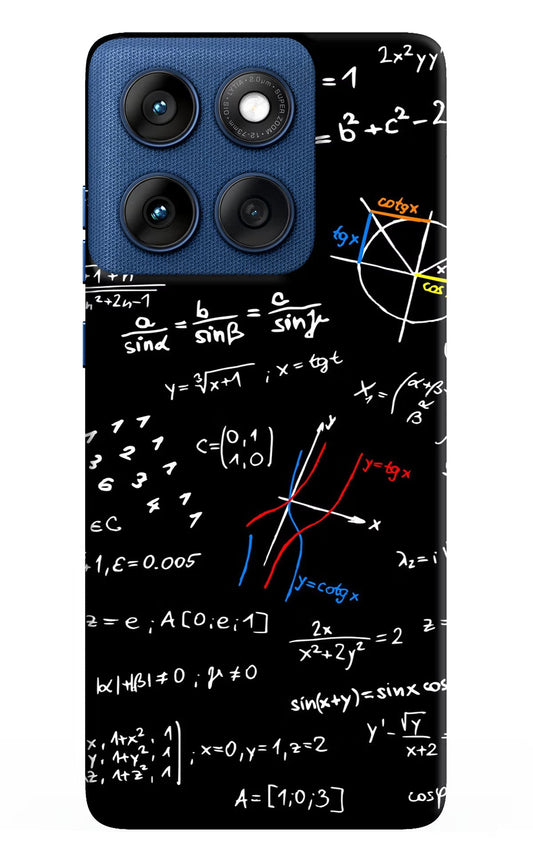 Mathematics Formula Moto Edge 60 Back Cover