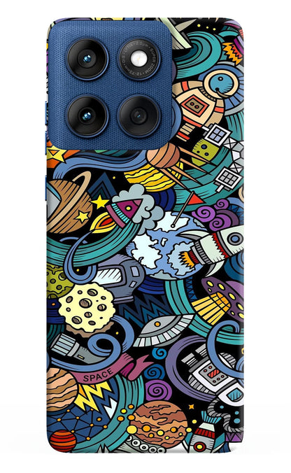 Space Abstract Moto Edge 60 Back Cover