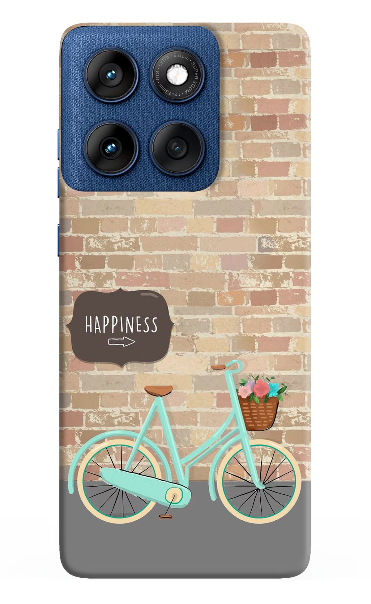 Happiness Artwork Moto Edge 60 Back Cover