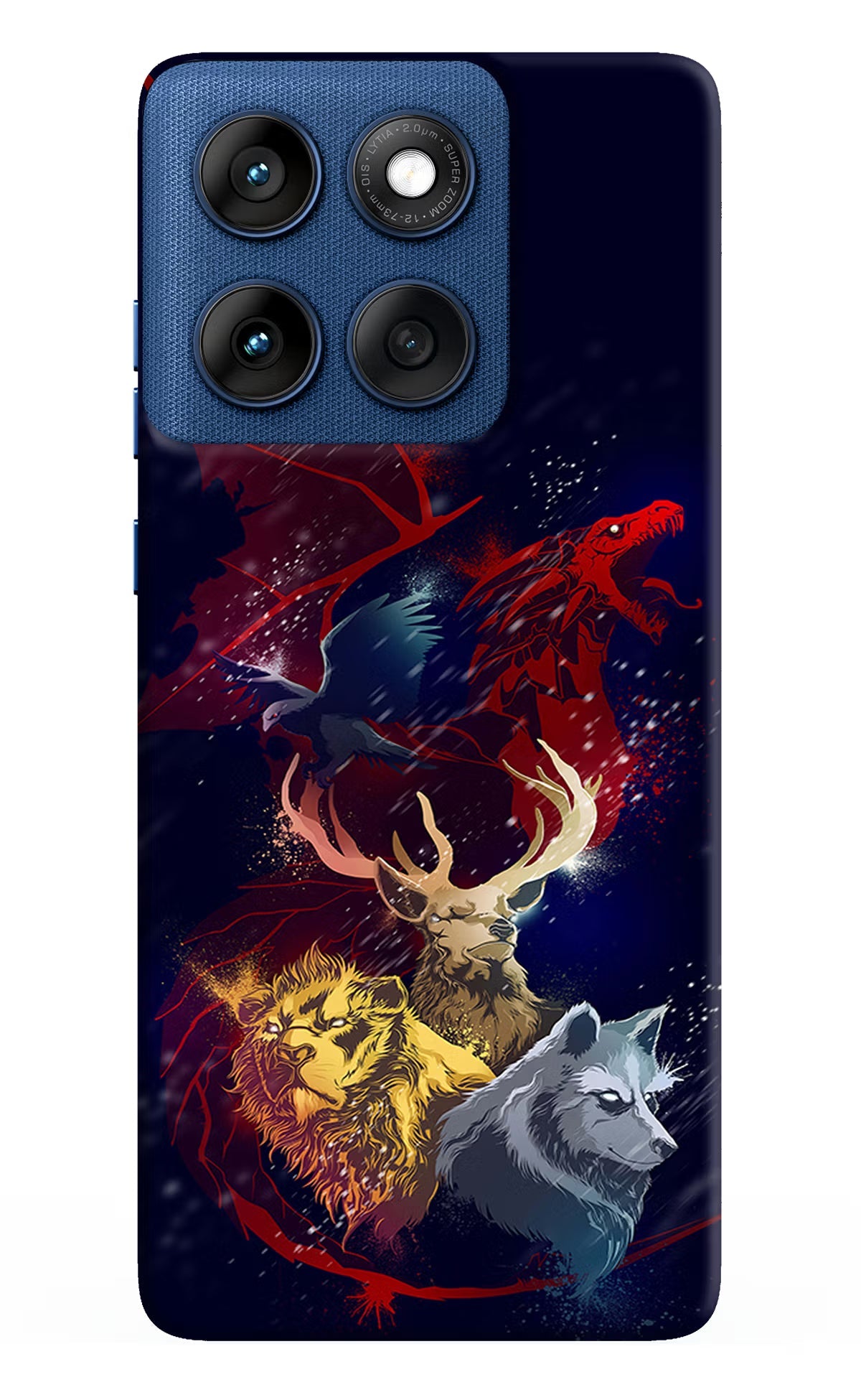 Game Of Thrones Moto Edge 60 Back Cover