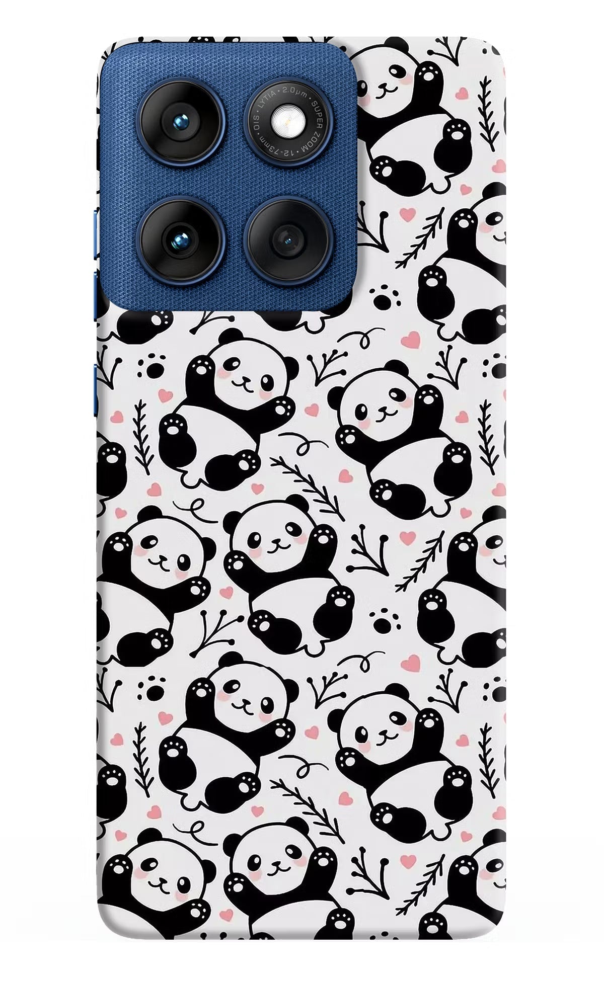 Cute Panda Moto Edge 60 Back Cover
