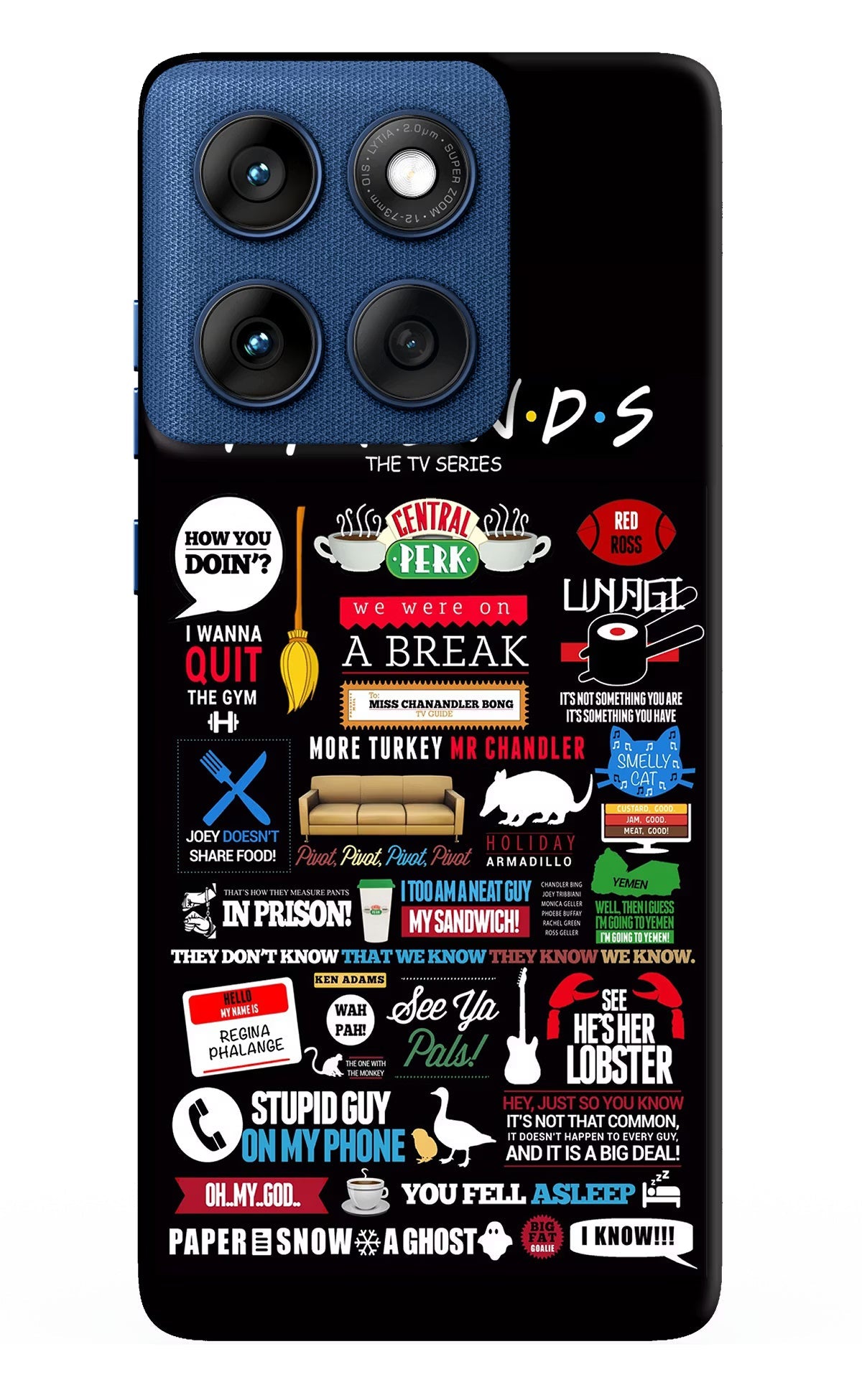 FRIENDS Moto Edge 60 Back Cover