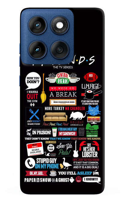 FRIENDS Moto Edge 60 Back Cover