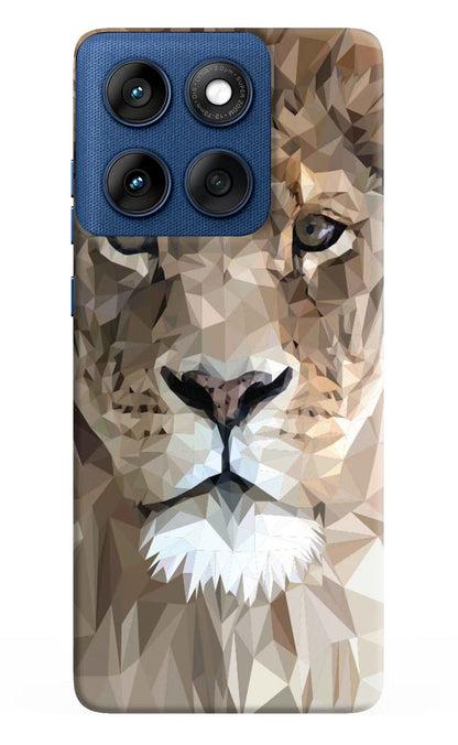 Lion Art Moto Edge 60 Back Cover