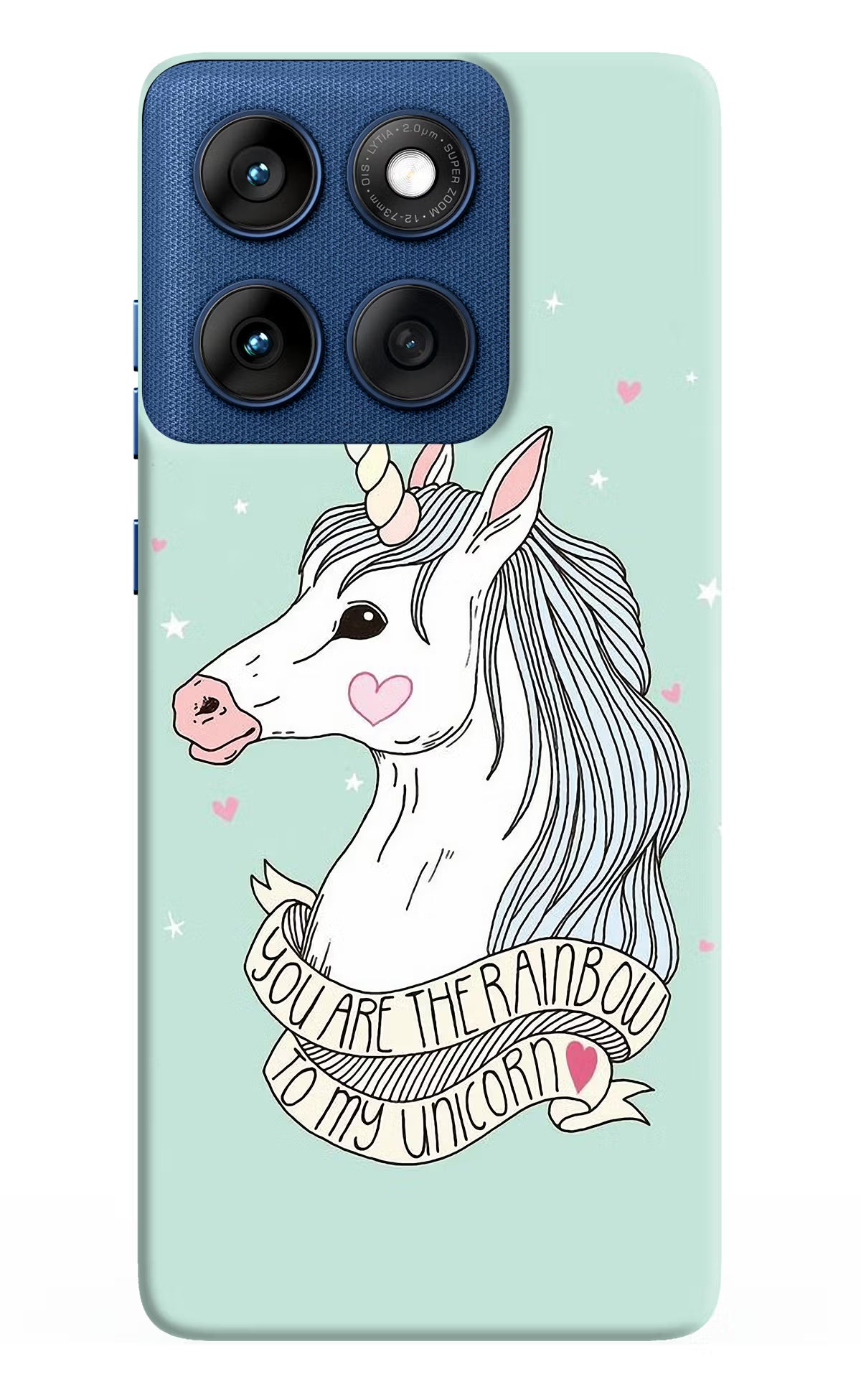 Unicorn Wallpaper Moto Edge 60 Back Cover