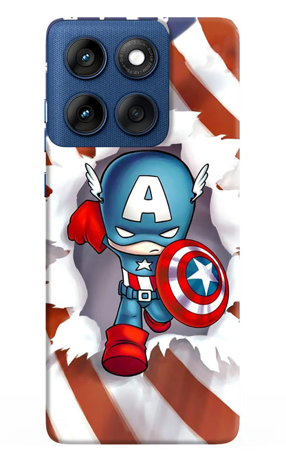 Captain America Moto Edge 60 Back Cover