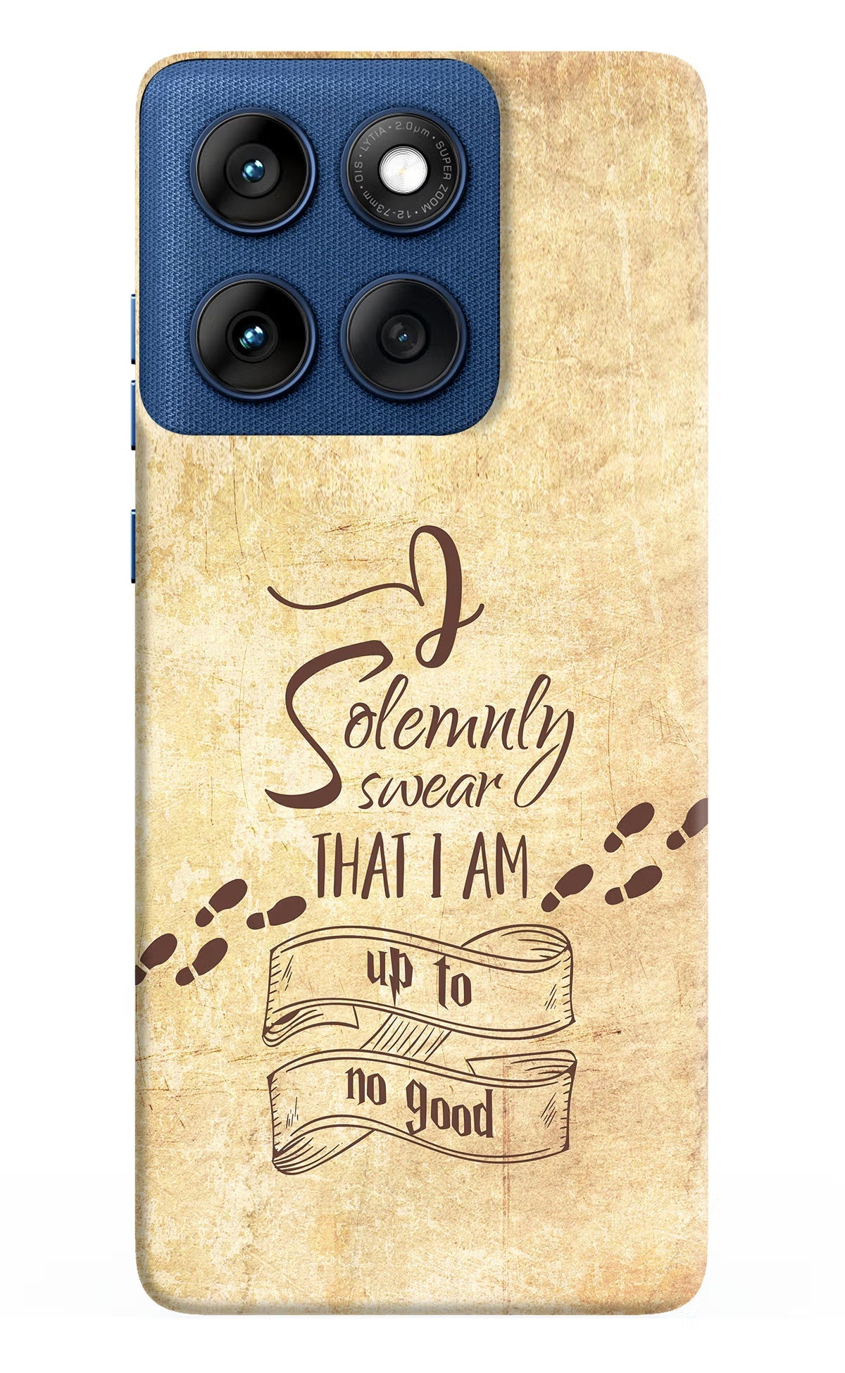 I Solemnly swear that i up to no good Moto Edge 60 Back Cover