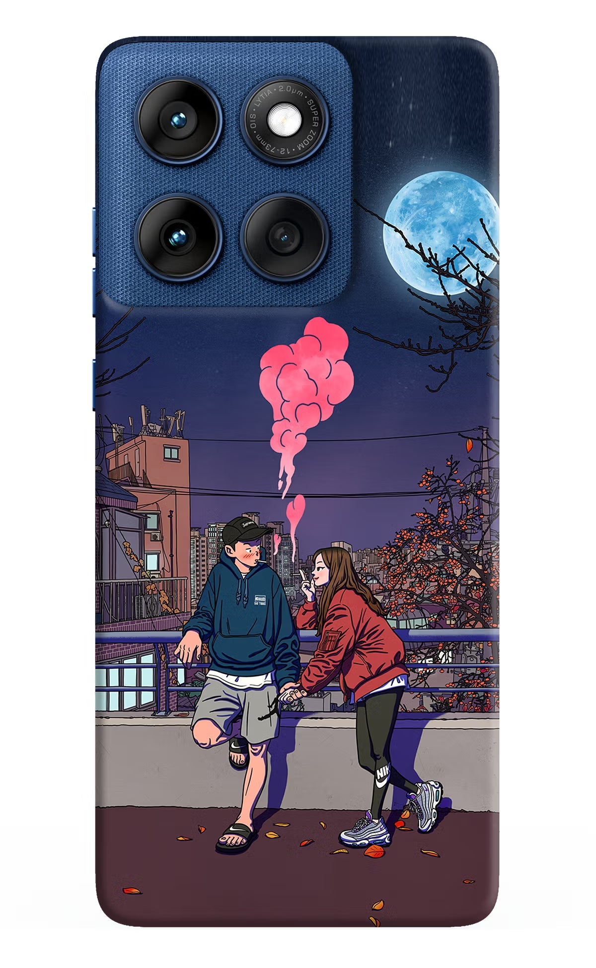 Chilling Couple Moto Edge 60 Back Cover