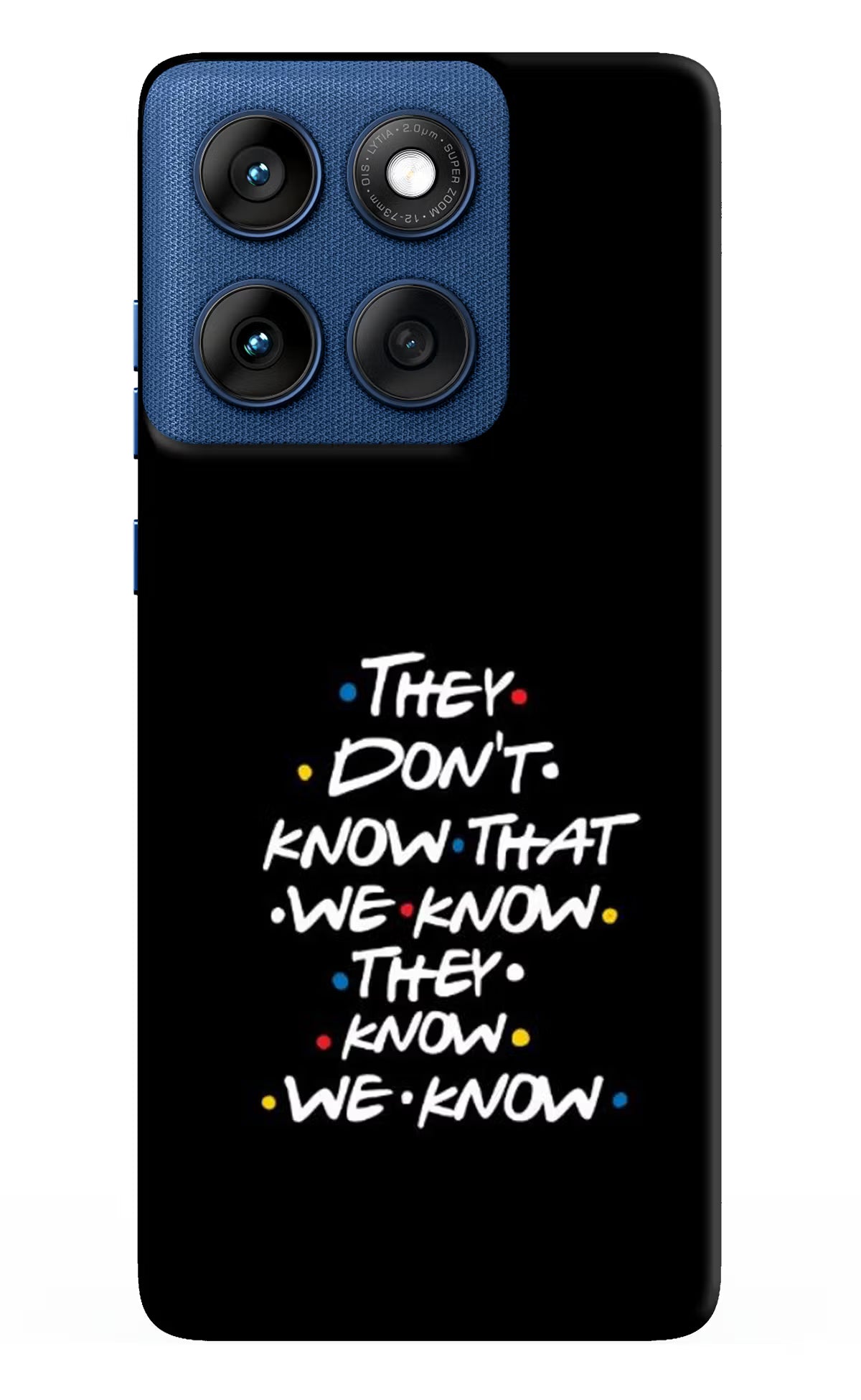 FRIENDS Dialogue Moto Edge 60 Back Cover