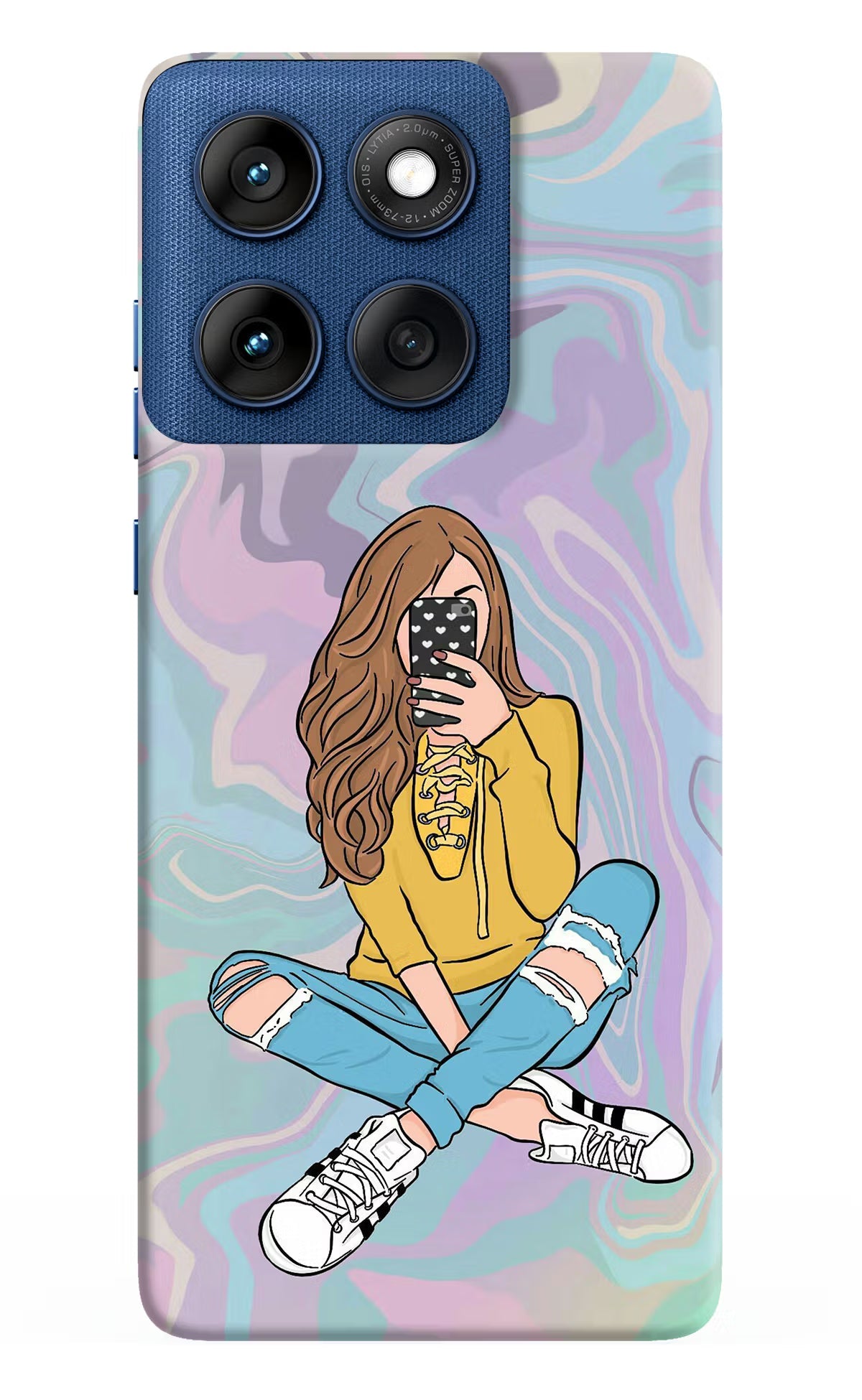 Selfie Girl Moto Edge 60 Back Cover