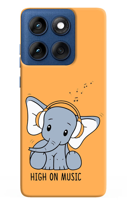 High On Music Moto Edge 60 Back Cover