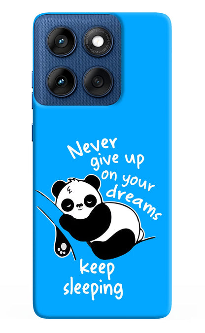 Keep Sleeping Moto Edge 60 Back Cover