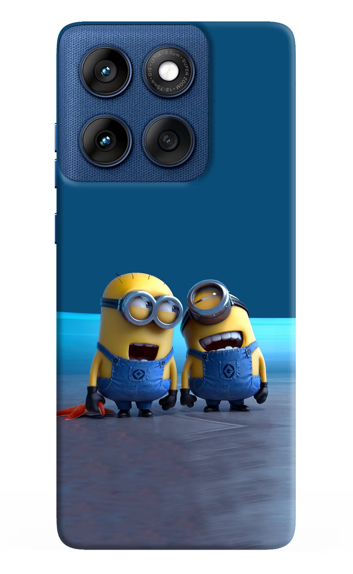 Minion Laughing Moto Edge 60 Back Cover