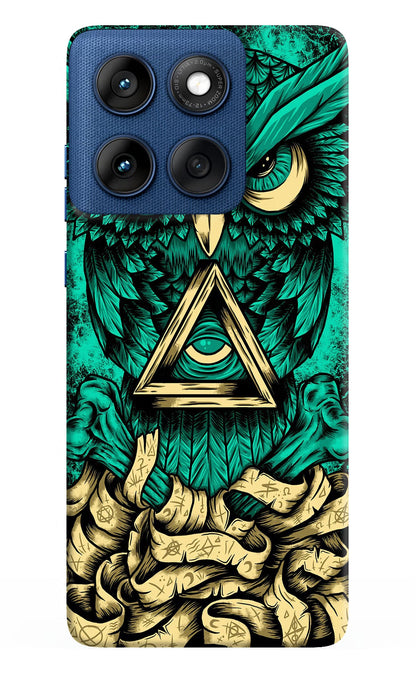 Green Owl Moto Edge 60 Back Cover