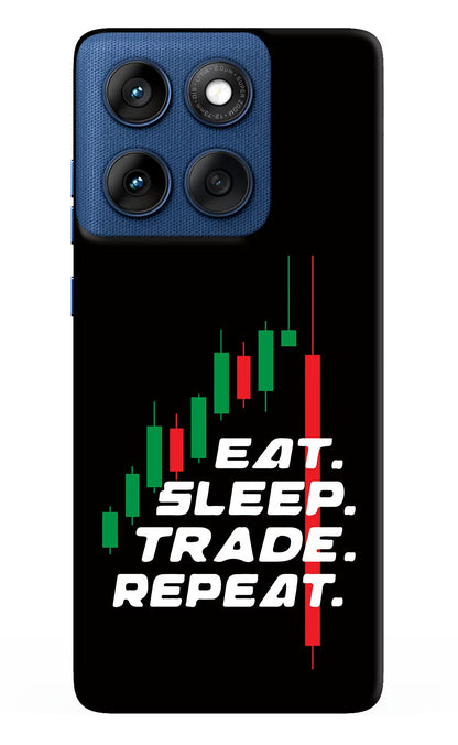 Eat Sleep Trade Repeat Moto Edge 60 Back Cover