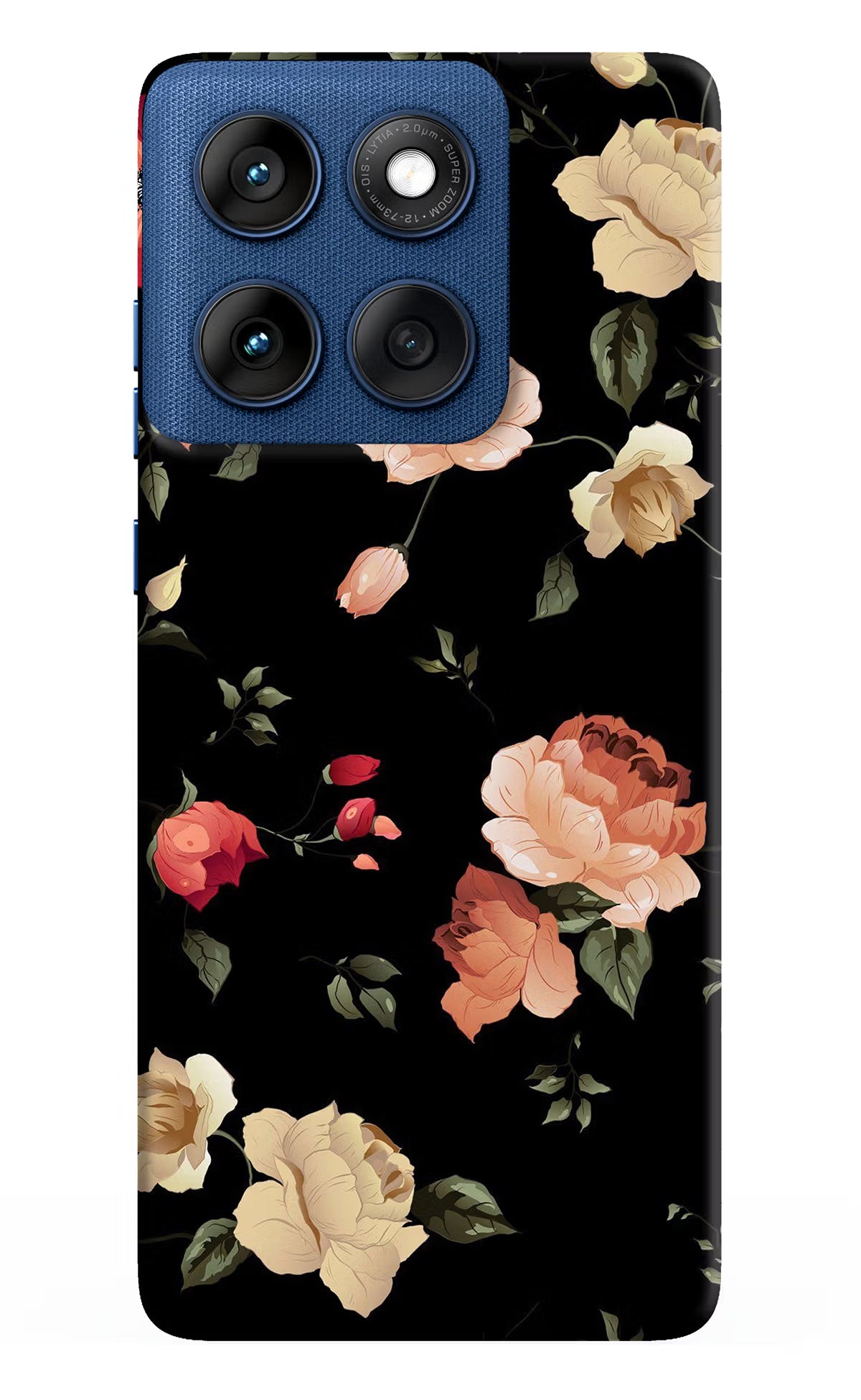 Flowers Moto Edge 60 Back Cover