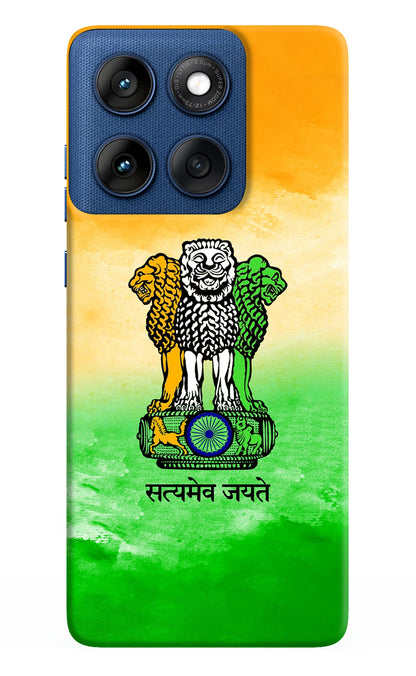 Satyamev Jayate Flag Moto Edge 60 Back Cover