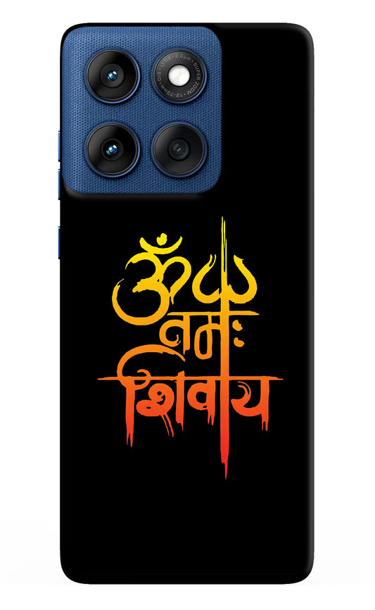 Om Namah Shivay Moto Edge 60 Back Cover