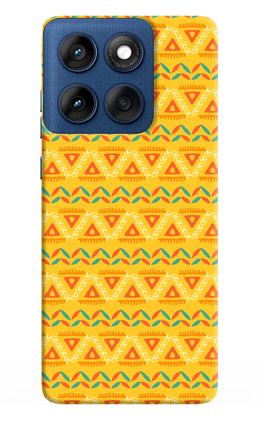 Tribal Pattern Moto Edge 60 Back Cover