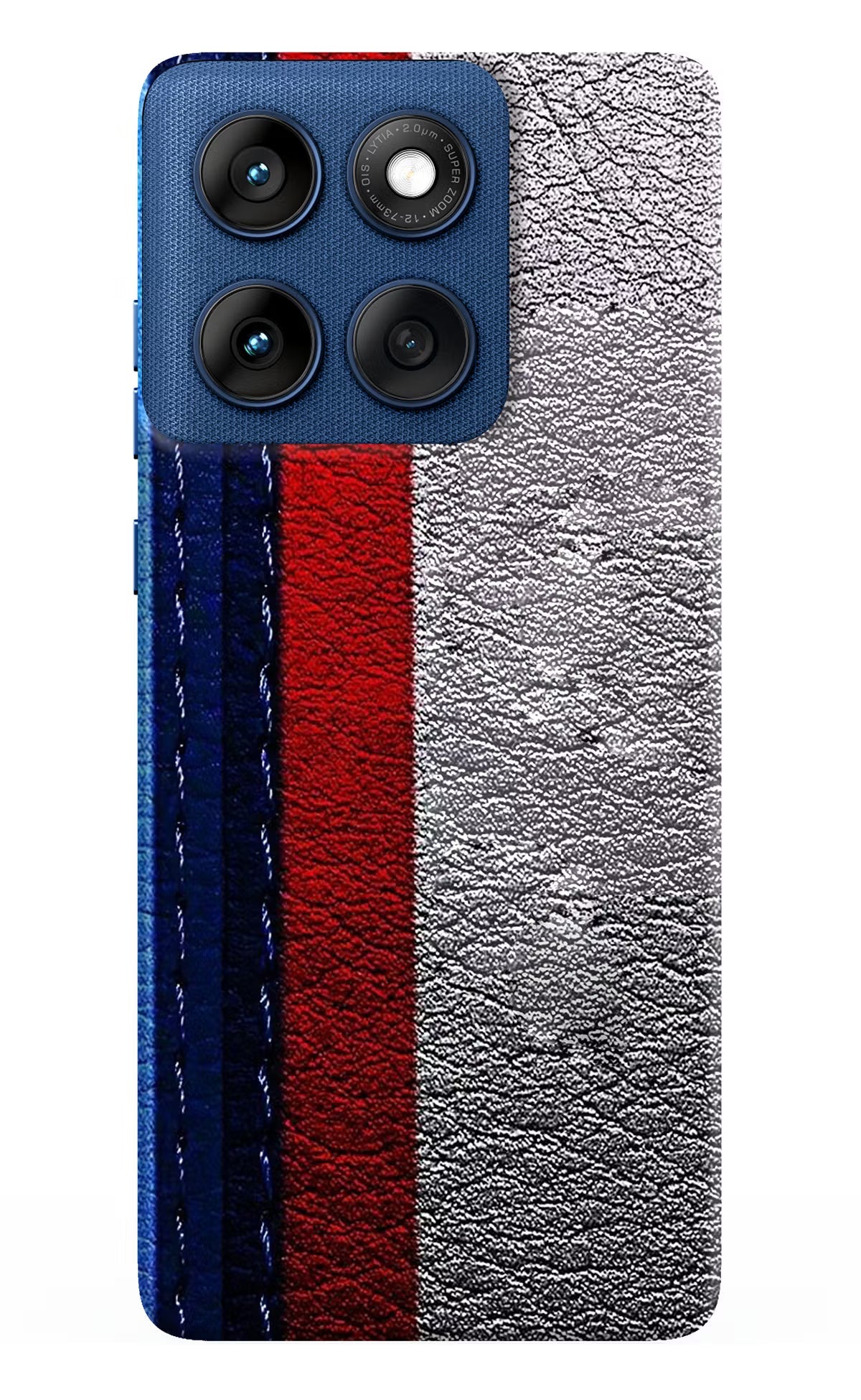 BMW Stripes Moto Edge 60 Back Cover