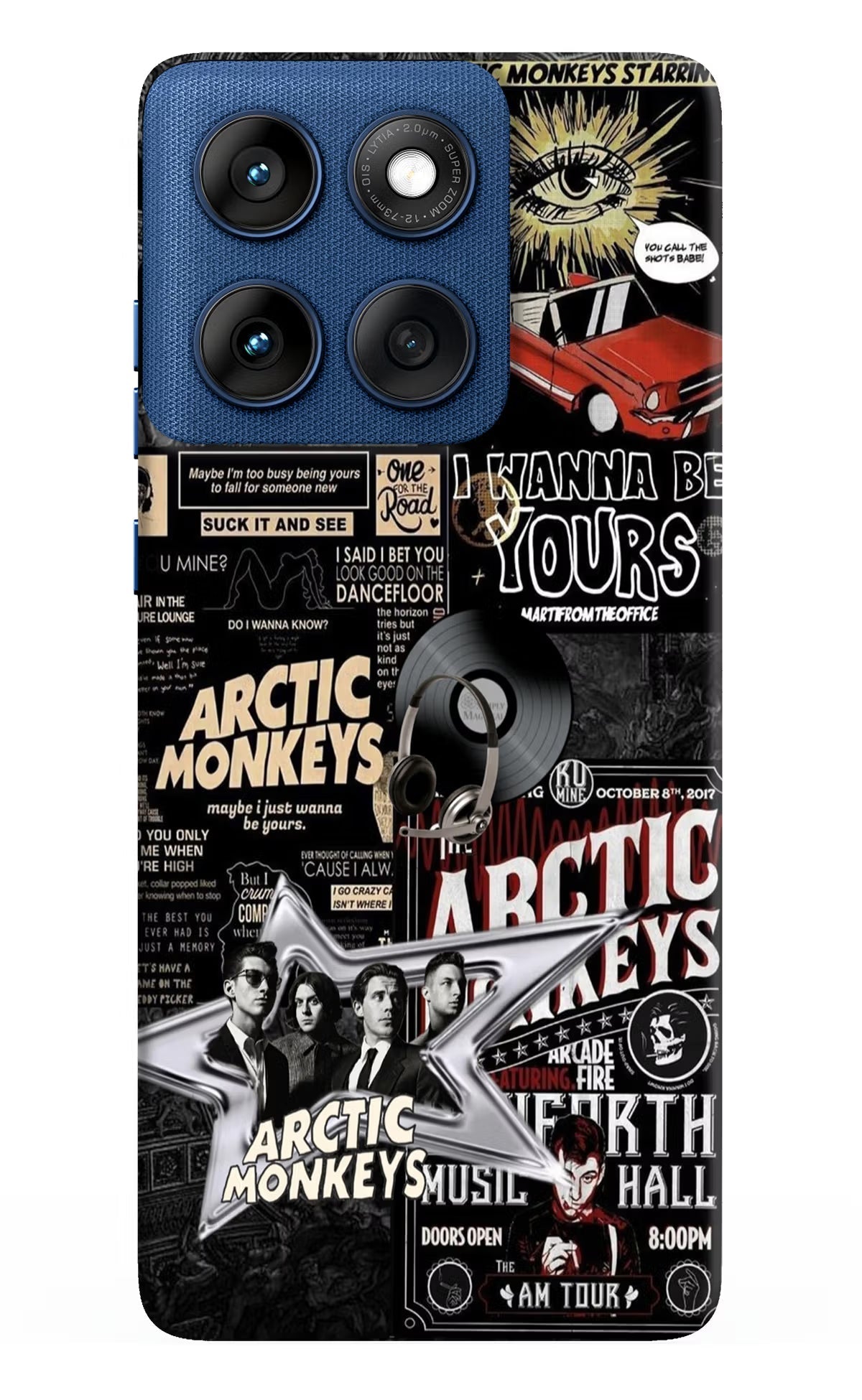 Arctic Monkeys Moto Edge 60 Back Cover