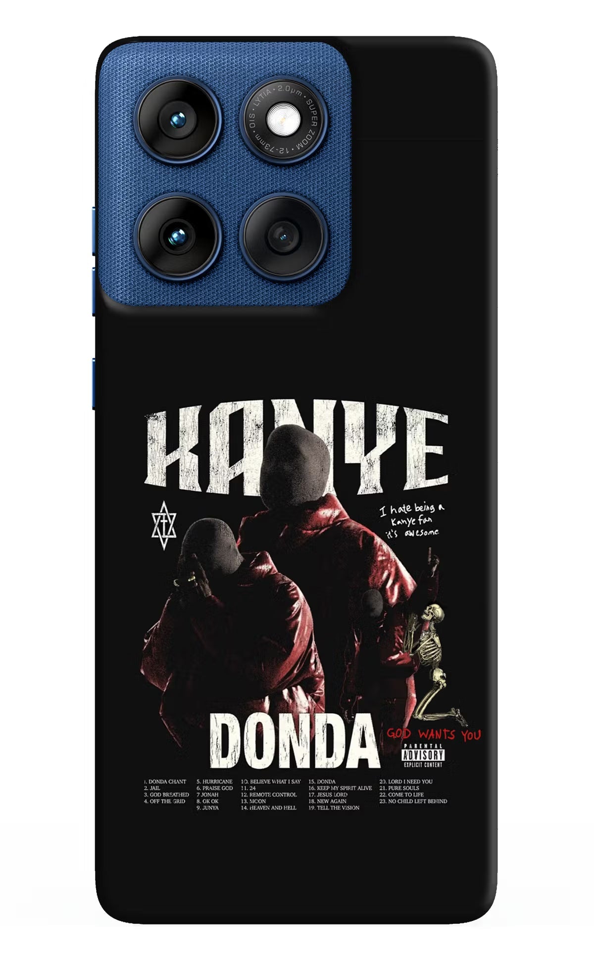 Donda Kanye West Moto Edge 60 Back Cover