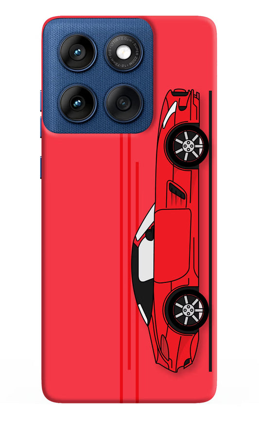 Red Velocity Moto Edge 60 Back Cover