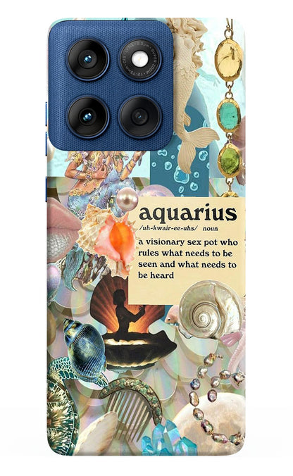 Aquarius Zodiac Moto Edge 60 Back Cover