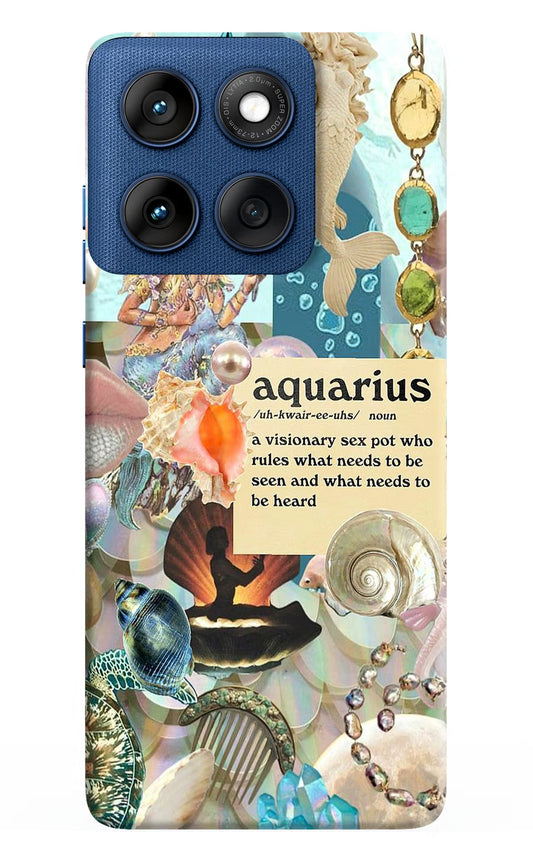 Aquarius Zodiac Moto Edge 60 Back Cover