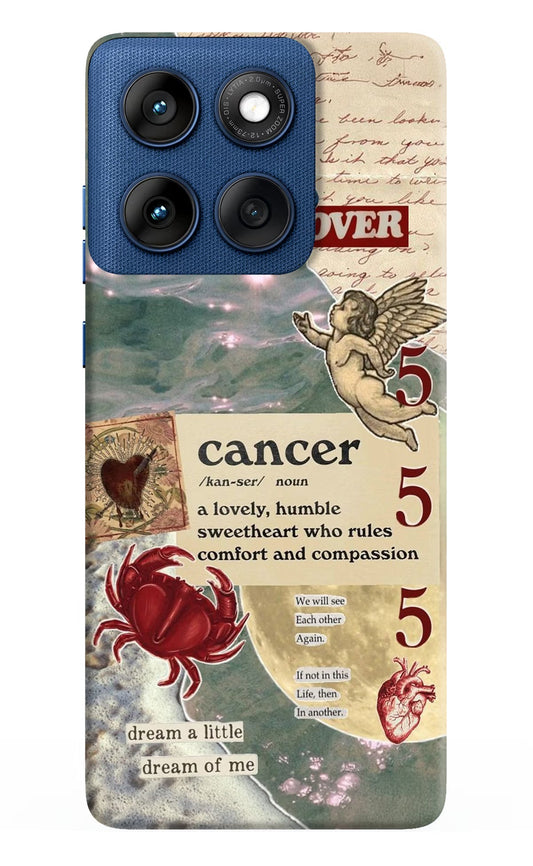 Cancer Zodiac Moto Edge 60 Back Cover