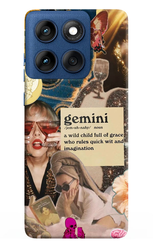 Gemini Zodiac Moto Edge 60 Back Cover