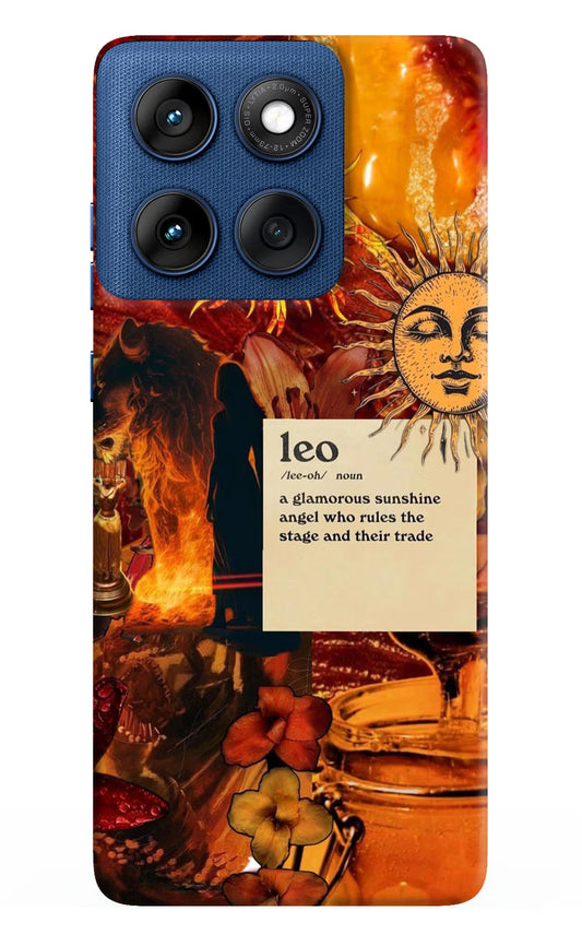 Leo Zodiac Moto Edge 60 Back Cover