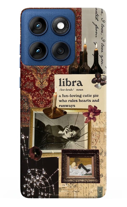 Libra Zodiac Moto Edge 60 Back Cover