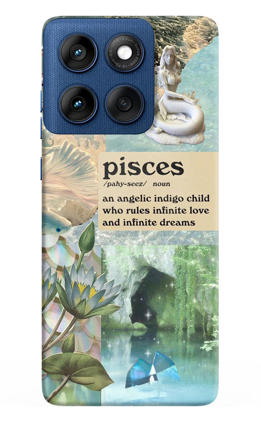 Pisces Zodiac Moto Edge 60 Back Cover