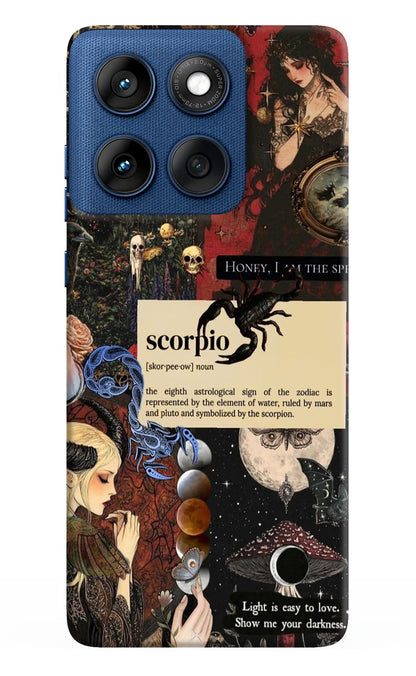 Scorpio Zodiac Moto Edge 60 Back Cover