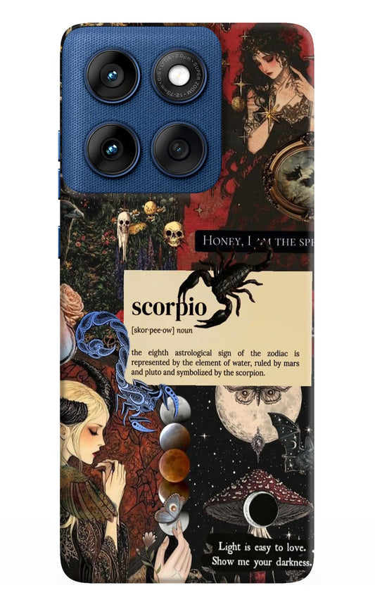 Scorpio Zodiac Moto Edge 60 Back Cover