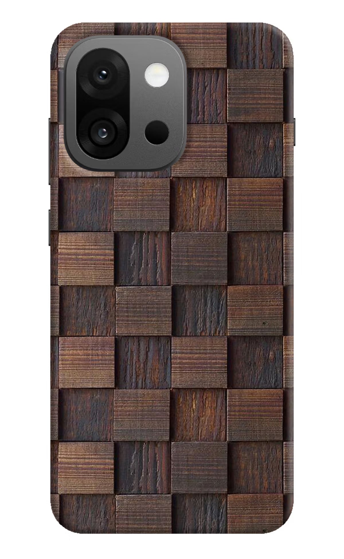 Wooden Cube Design OnePlus 13s Back Cover