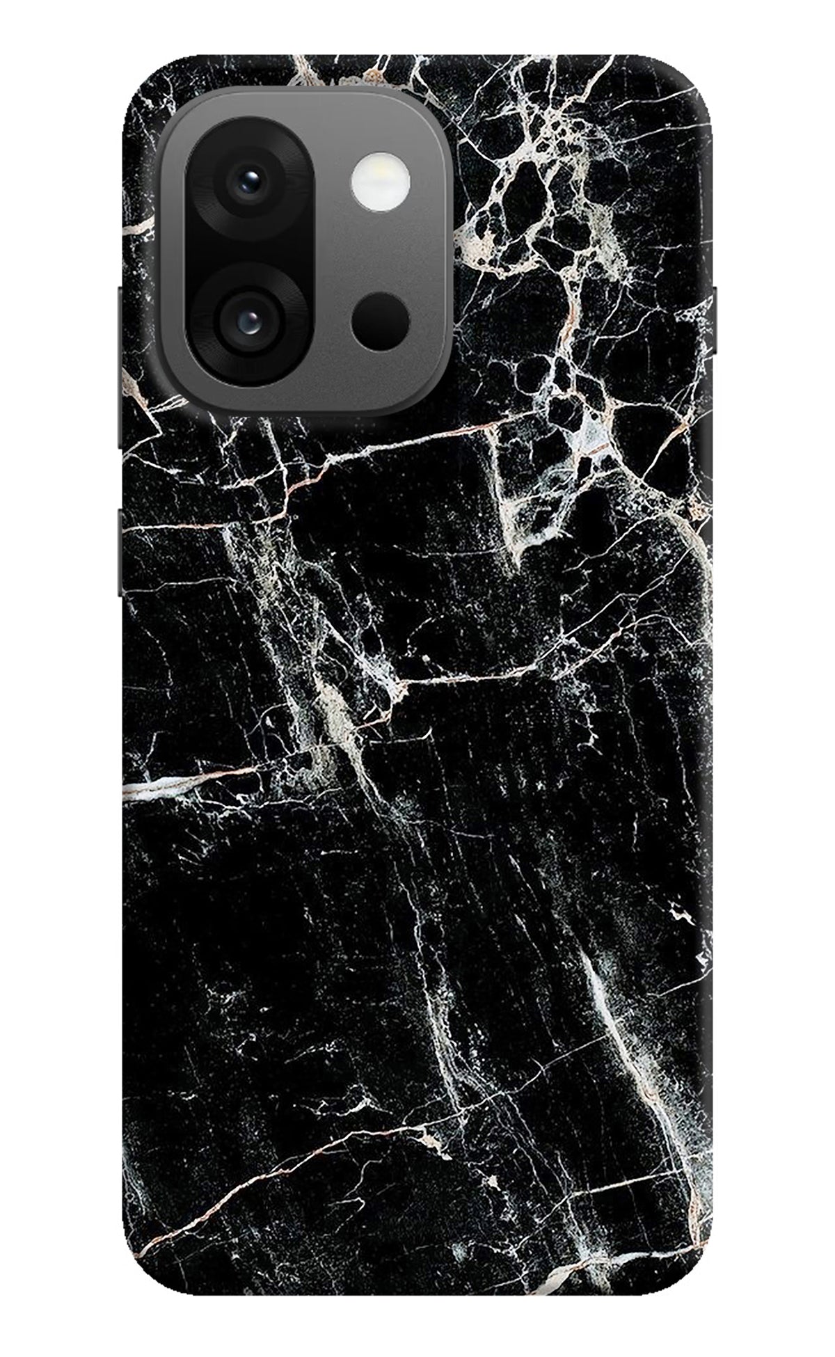 Black Marble Texture OnePlus 13s Back Cover