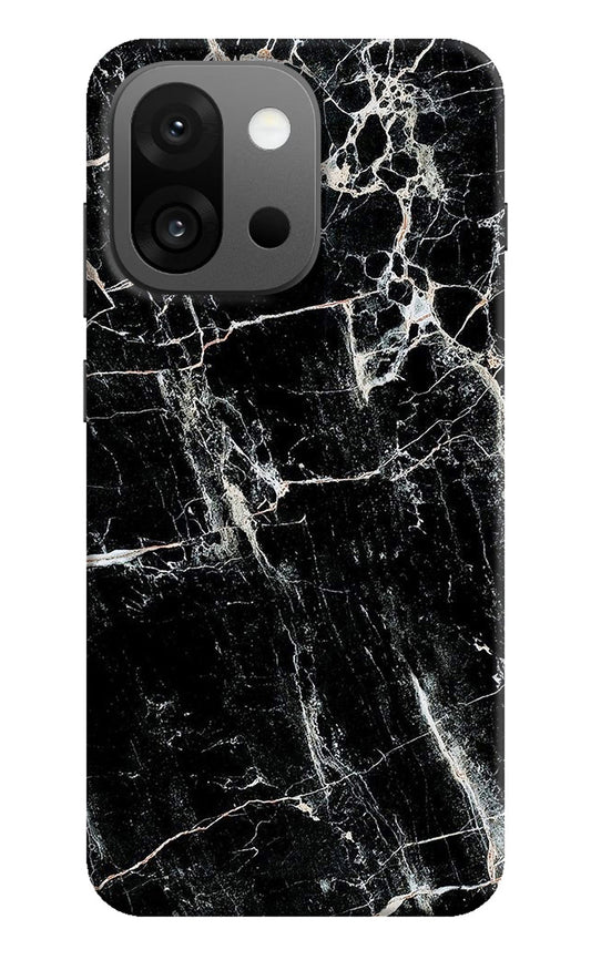 Black Marble Texture OnePlus 13s Back Cover