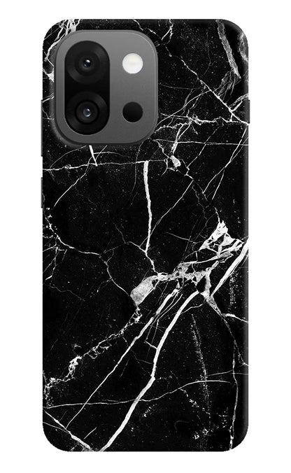Black Marble Pattern OnePlus 13s Back Cover