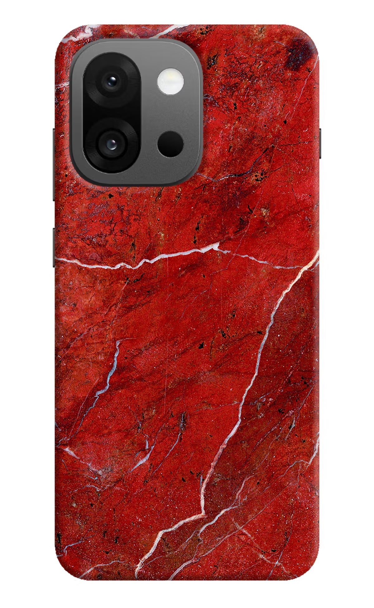 Red Marble Design OnePlus 13s Back Cover