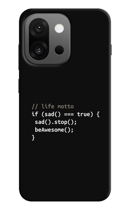Life Motto Code OnePlus 13s Back Cover