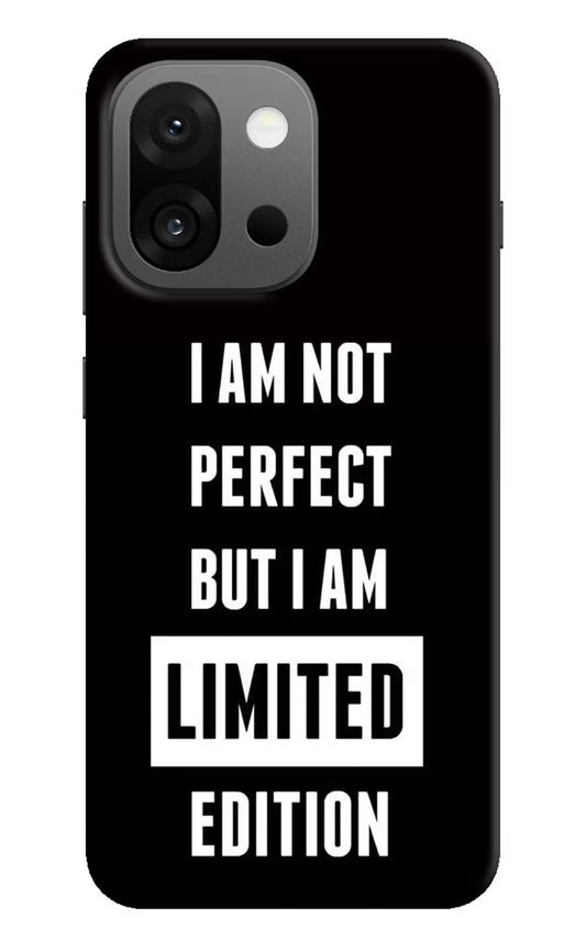 I Am Not Perfect But I Am Limited Edition OnePlus 13s Back Cover