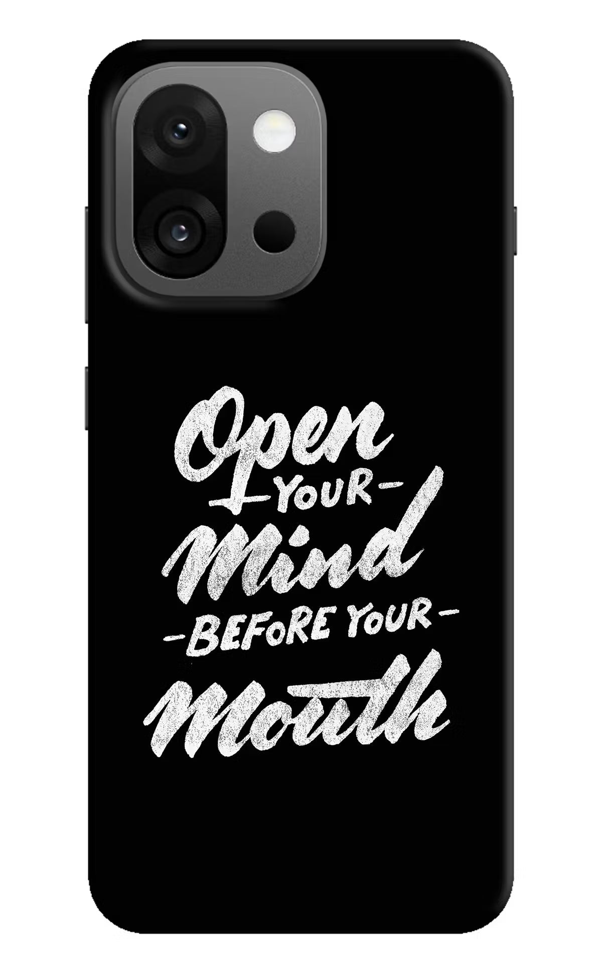 Open Your Mind Before Your Mouth OnePlus 13s Back Cover